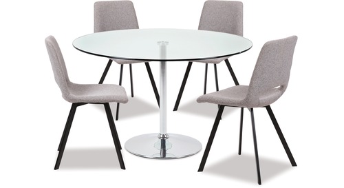 Becky Dining Table & Pepper Chairs x 4 Becky Dining Table & Pepper Chairs x 4